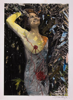 Desnudo de Julie. Autor:  Lucien Clergue-Julie Weisz