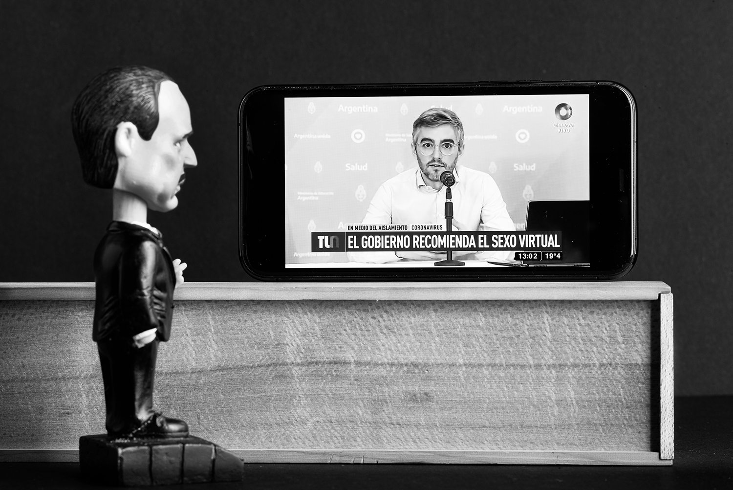 Albano en cuarentena, sorprendido