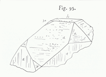 Fig 95, Atlas der Krystallformen de Victor Goldschmidt