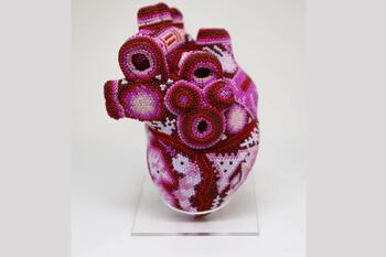 Corazón de Huichol - Rojo