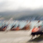 Gente tomando helado, Cadaques