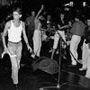 Gabriel Rocca Fede Moura tocando en una disco de La Plata Serie Sobre el escenario 1982