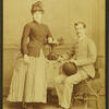 Witcomb & Freitas, Silvia Tamasse y Dr Miguel Portillo ca. 1885. Portrait Cabinet. Albumina. Coleccion Abel Alexander