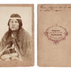Casa Fotográfica Florida 80. Joven indígena tehuelche.