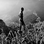 Michael and the Landscape, Rocinha, Rio de Janeiro