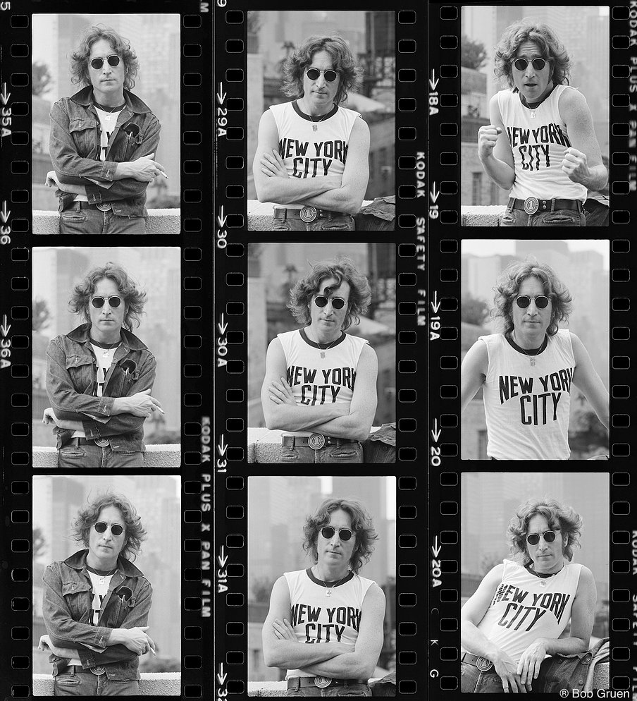 John Lennon Proof Sheet, New York City