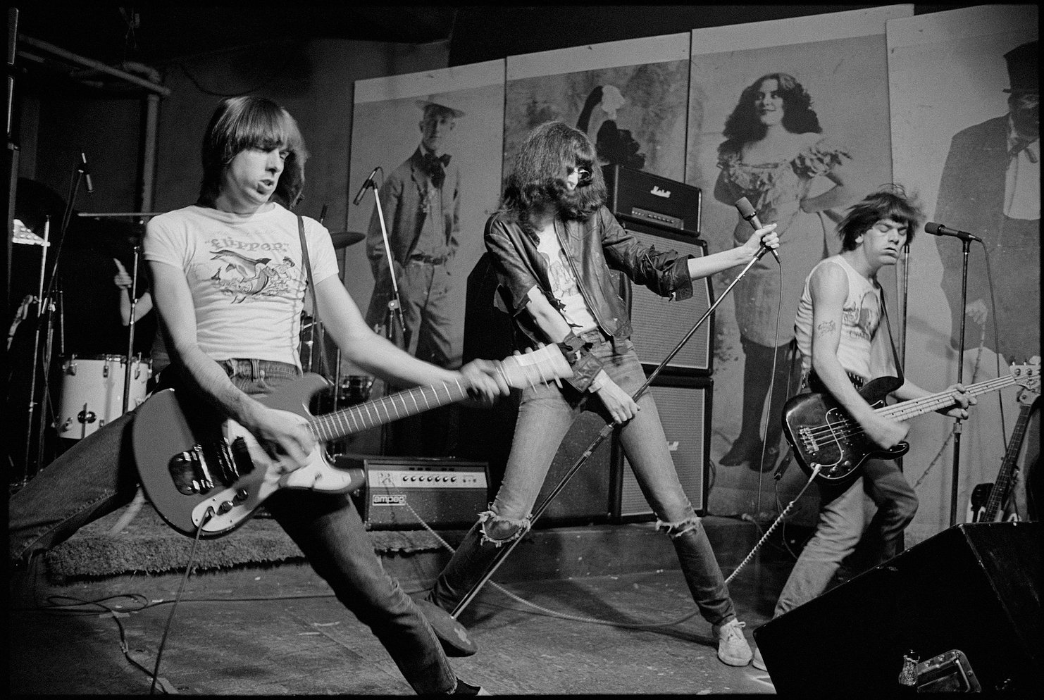 Ramones performing at CBGBs. NYC