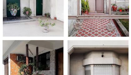 Lorena Marchetti Así habito hoy, 2019. Fotografía digital color. 7,5 x 7,8 cm. cada pieza