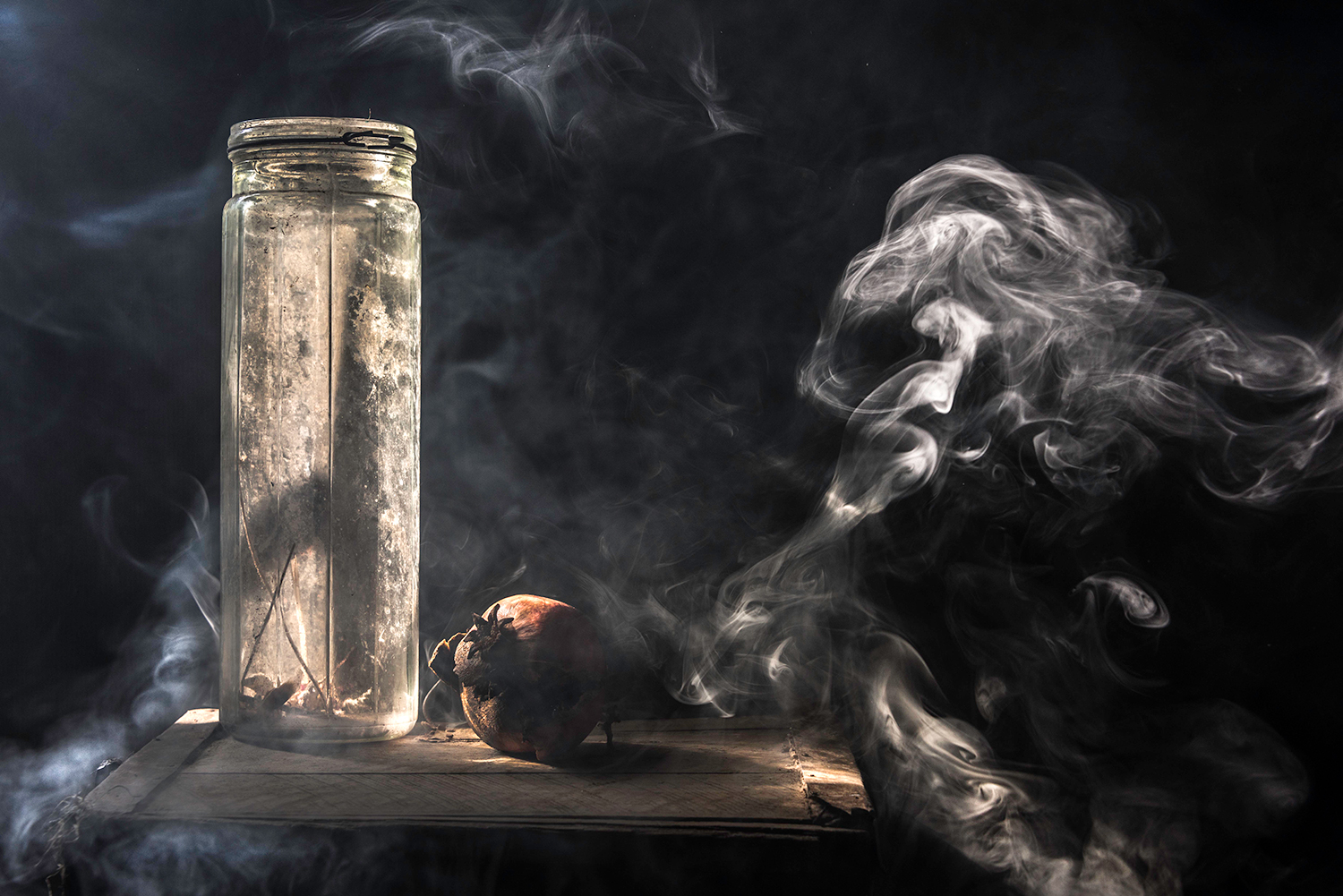 Escritura en el humo