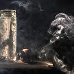 Escritura en el humo