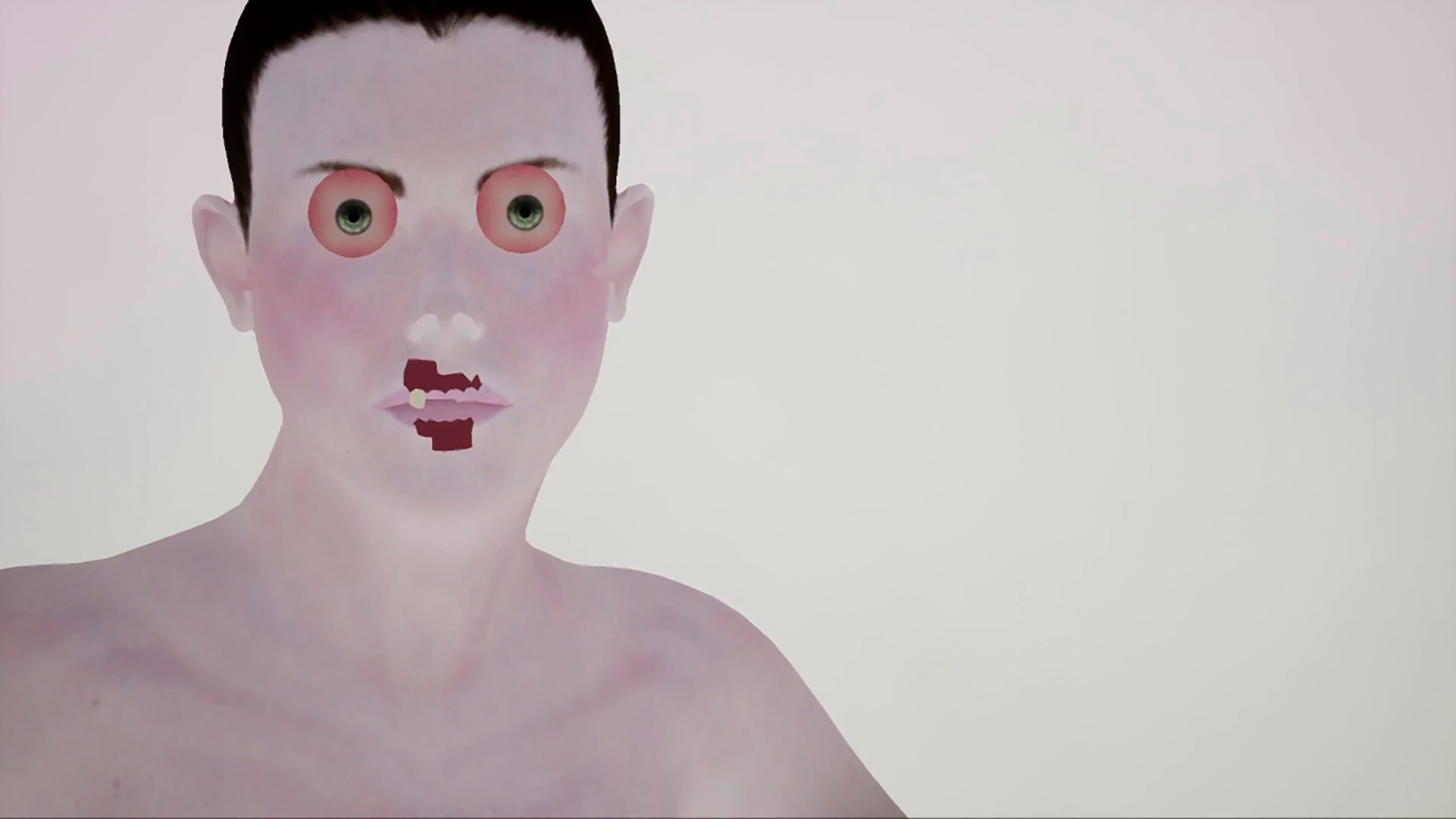 Modelo de dolor de un cuerpo digital. 2019.