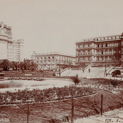 Juan Guarneri  Paseo Colón. Circa 1910. 