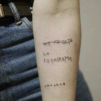 Lucia von Sprecher No importa la fotografía importa, 2017 Medidas variables Fotografía digital