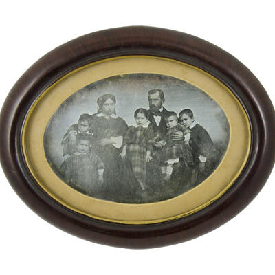 Daguerrotipista no identificado Retrato de familia. 