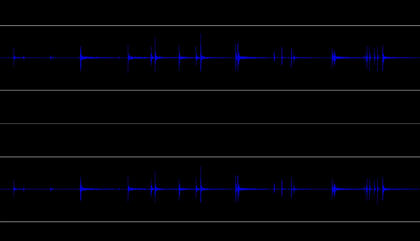 Alan Courtis Sonografías. 2018. Captura de pantalla de imagén de audio. Dimensiones variables.