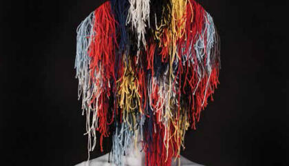 Marina Font Pigmento de archivo en poli-algodón e hilado. 91,44 x 91,44 cm.