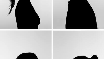 Rosana Schoijett Siluetas, 2012 55 x 36 cm. c/u. Políptico. Fotografía Impresión glicée