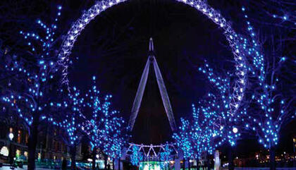 Neno Ramos London Eye, 2012 70 x70 cm. Impresión en metal