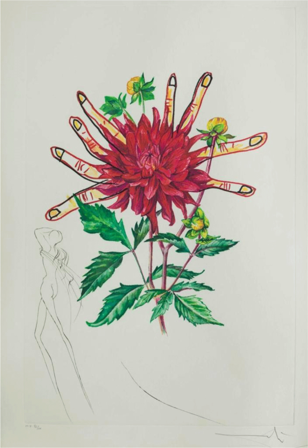 Serie flores surrealistas