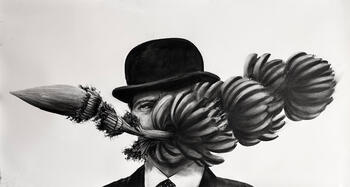 Bananas and bowler hat