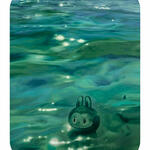 Un Labubu en el Fondo del Mar