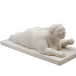 Small Woman with a Fruit