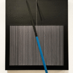 Incliné bleu et noir