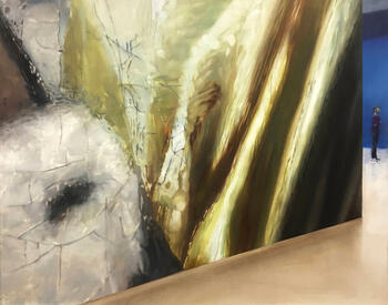 Closer to Vermeer: exhibition wall vinyl