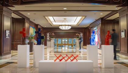 Pop-up Exhibition by artist Priscila Schott at JW Marriott Miami