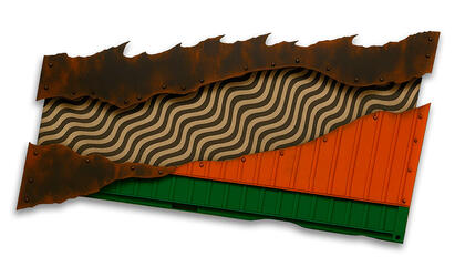 El Canal de Panamá a través de las formas y el color, Emmanuel Moses en NG Art Gallery.