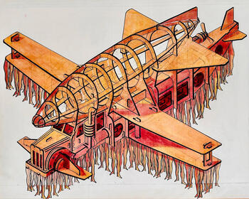 Sólido II (boceto para una chimera)