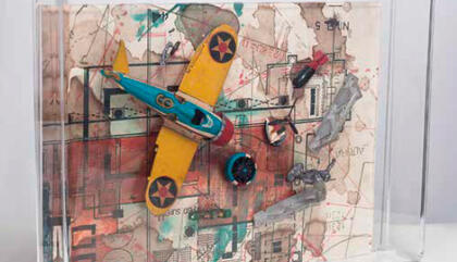 Lisandra Ramirez Serie buen viaje, 2017. Técnica mixta. Dimensiones variables.