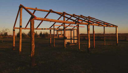 Gabriel Baggio. La tarea, 2016-2017. Video performance, 140 horas de duración.