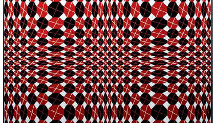 Artista Arturo Quintero Serie OP-TESSELLETION I / II, 2017. Router Digital / Rowmark. 120 x 120 cm.