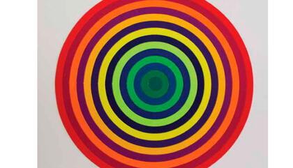 Julio Le Parc Serie 15 Nº.5. Serigrafía y collage sobre papel. 26,4 x 20,3 cm