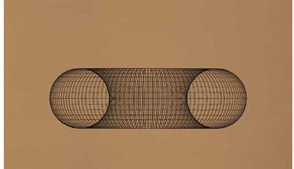 Gianna Pollarolo de la Lama Teoría de Cuerdas, 2017. Grabado sobre metaloid. 40 x 60 cm.