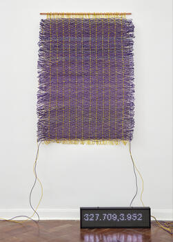 Redes de conversión: Diamante de satén simétrico (morado y amarillo)