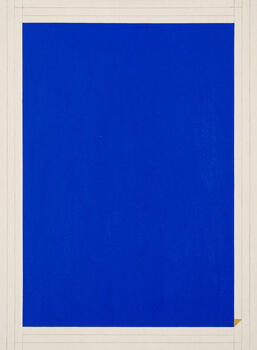 Chapulín detrás de rectángulo