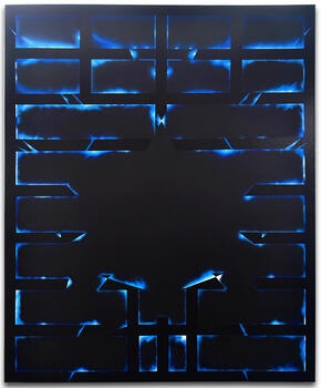 Estrella azul/ Forma anular 