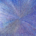 Crépuscule astral bleu