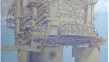 Carlos Echeverria Kossak ¨Bekrut¨, 2017. Acrílico sobre lienzo. 90 x 70 cm.