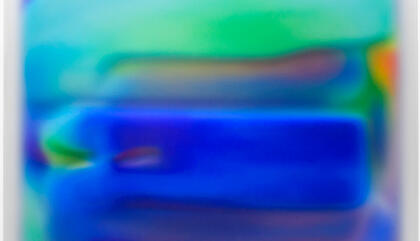 Non tenebris lucet IX Artista: Juan José Barboza-Gubo Técnica: Pintura en plexiglass Año: 2018 Dimensiones: 80x100x8.5 cm