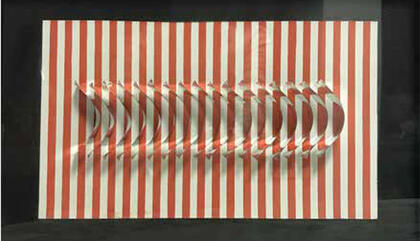 Julio Le Parc Caja N° 20, 1970. Pochoir. 27 x 40 x 3 cm.