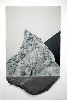 Serie: Materia prima / territorio recuperado Diagonal / negativo