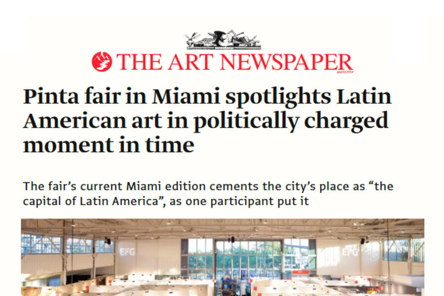 Pinta Fair en Miami pone en foco el arte latinoamericano en un momento político cargado