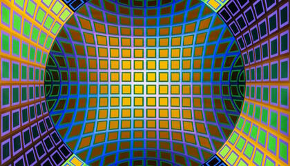 Victor Vasarely. Einstein-Ker, 1976