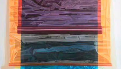 Nicolás Radic Celofan, 2017 Oil on canvas 5,5 x 4,7 feet