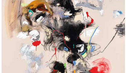 Rosario Bond Happy Ashes I, 2016 Acrylic /Flashe Paint on canvas 72 x 72 inches