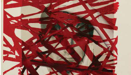 Santiago Estellano. Santiago Estellano, 2015. Ink on collage - 10.6 x 8.3 inches.