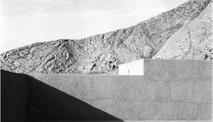 Reynaldo Luza. Ruins of Puruchuco, ca. 1961. Archival pigment in cotton paper - 39.4 x 39.4 inches.